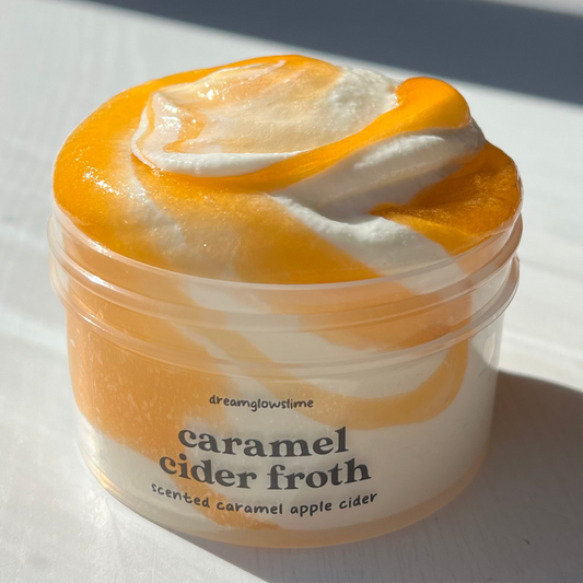 caramel cider froth