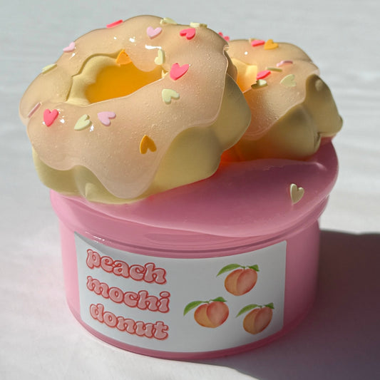 peach mochi donut