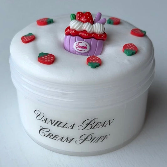 vanilla bean cream puff