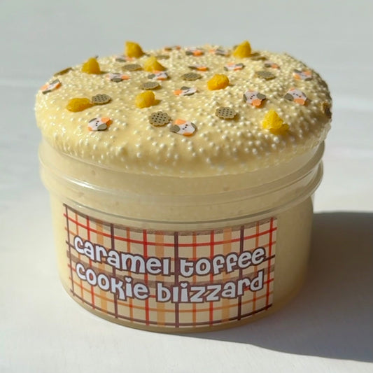 caramel toffee cookie blizzard