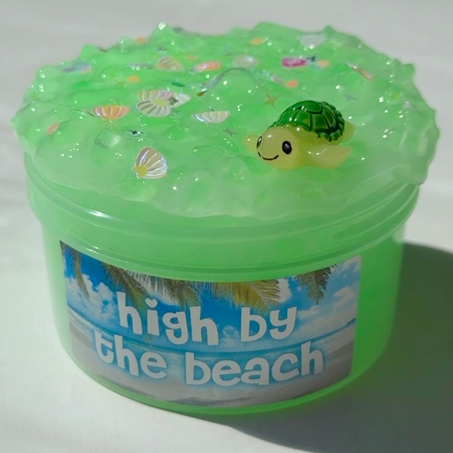 high by the beach