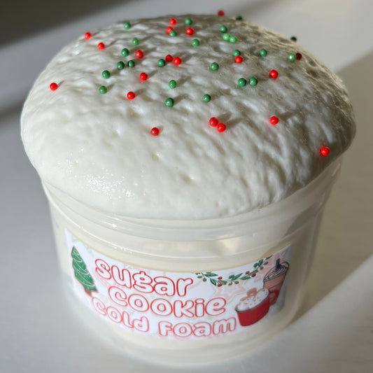 sugar cookie cold foam