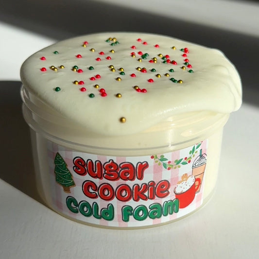 sugar cookie cold foam