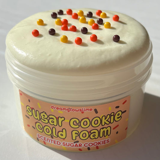 sugar cookie cold foam