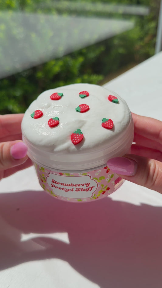 strawberry pretzel fluff
